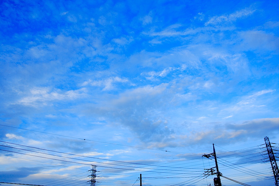 water colored sky